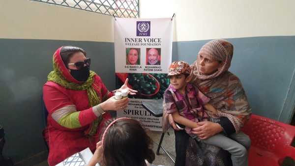 2022 05 29 – H.E RAHEELA KHAN launches SECOND SPIRULINA SUPERFOOD Project for SPECIAL KIDS in BUMRA TOWN Islamabad