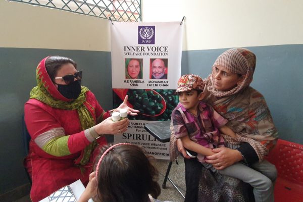 2022 05 29 – H.E RAHEELA KHAN launches SECOND SPIRULINA SUPERFOOD Project for SPECIAL KIDS in BUMRA TOWN Islamabad