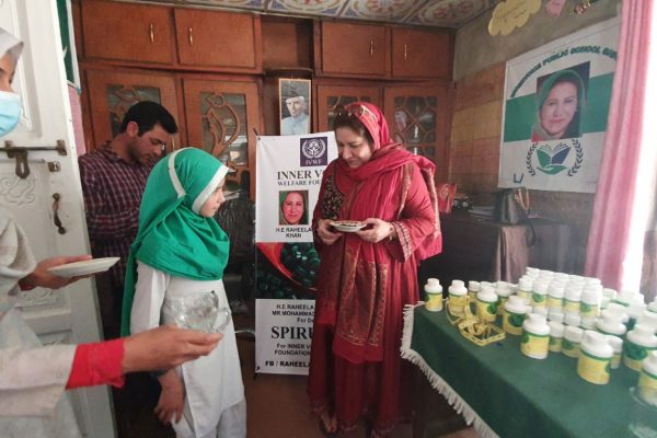 2022 06 25 – H.E RAHEELA KHAN launches THIRD SPIRULINA SUPERFOOD Project At SHIGAR BALTISTAN Education Campus