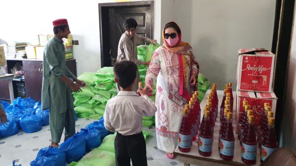 2022 05 01 – H.E RAHEELA KHAN Distributes Food Rations As EID GIFTS At Her Burma Town School Campus