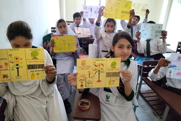 2022 10 18 – Traffic Safety Lessons At INNER VOICE EDUCATION SYSTEM Burma Town Islamabad Campus