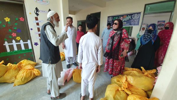 H.E RAHEELA KHAN distributes RAMADAN FOOD RATIONS at Inner Voice Burma Town Campus